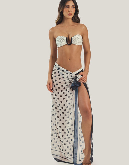POLKA DOTS LENA MAXI COVER UP
