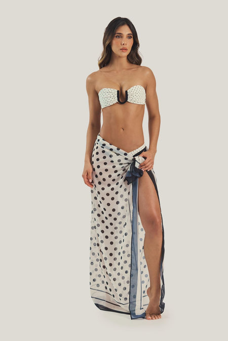 POLKA DOTS LENA MAXI COVER UP
