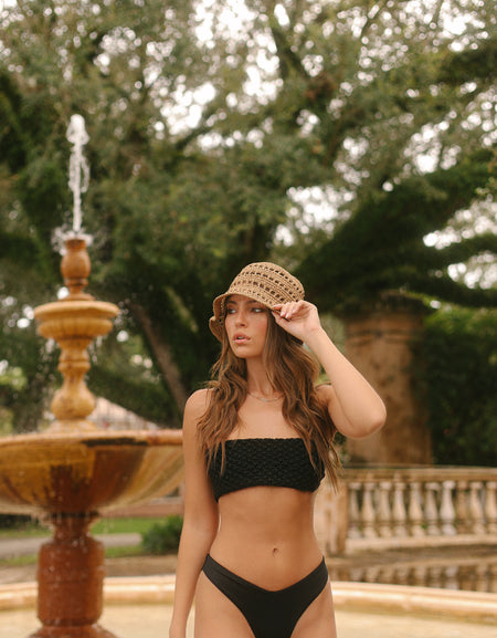 OBSIDIAN MACRAME STRAPLESS