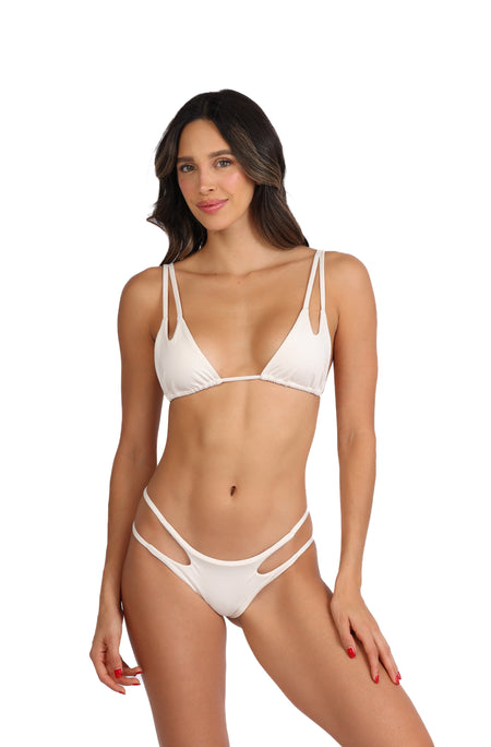 CUTEY STRIPS IVORY TRIANGLE