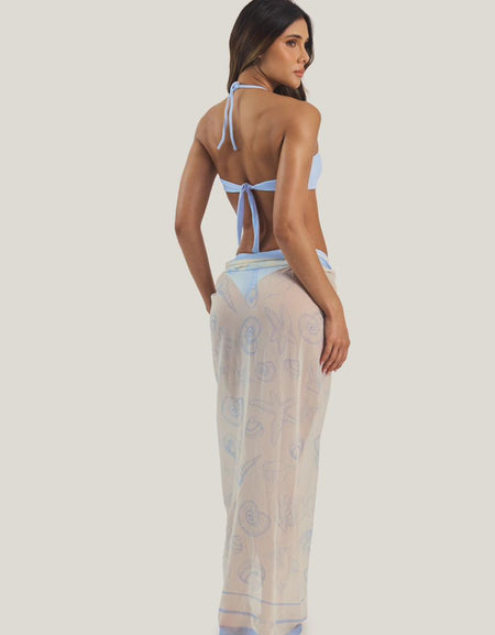 BLUE DREAM LENA MAXI COVER UP