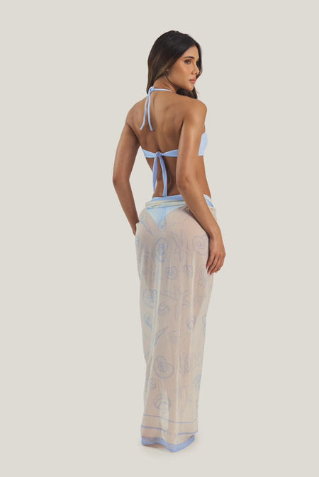 BLUE DREAM LENA MAXI COVER UP