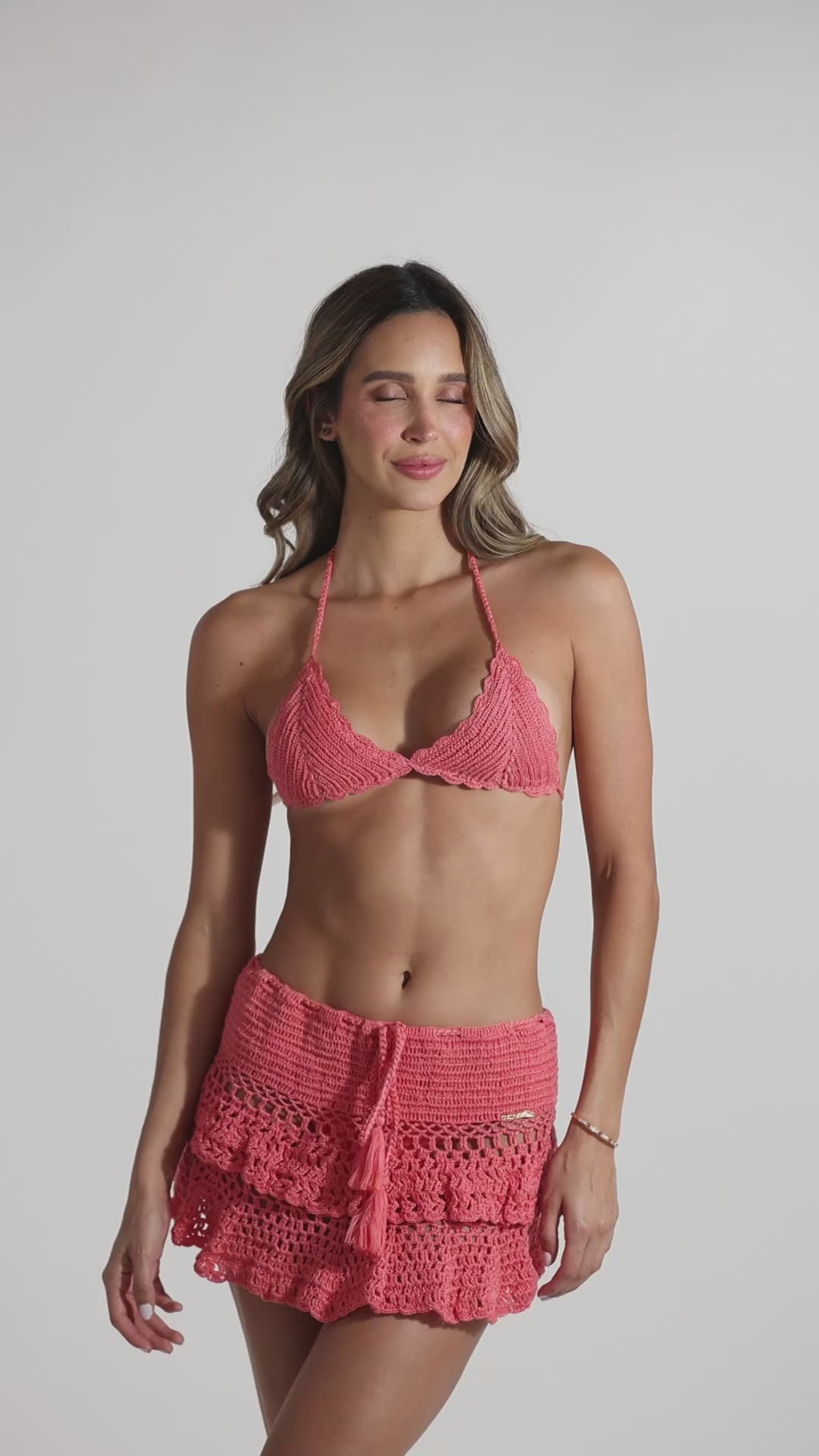 BUBBLE TEA CROCHET SKIRT