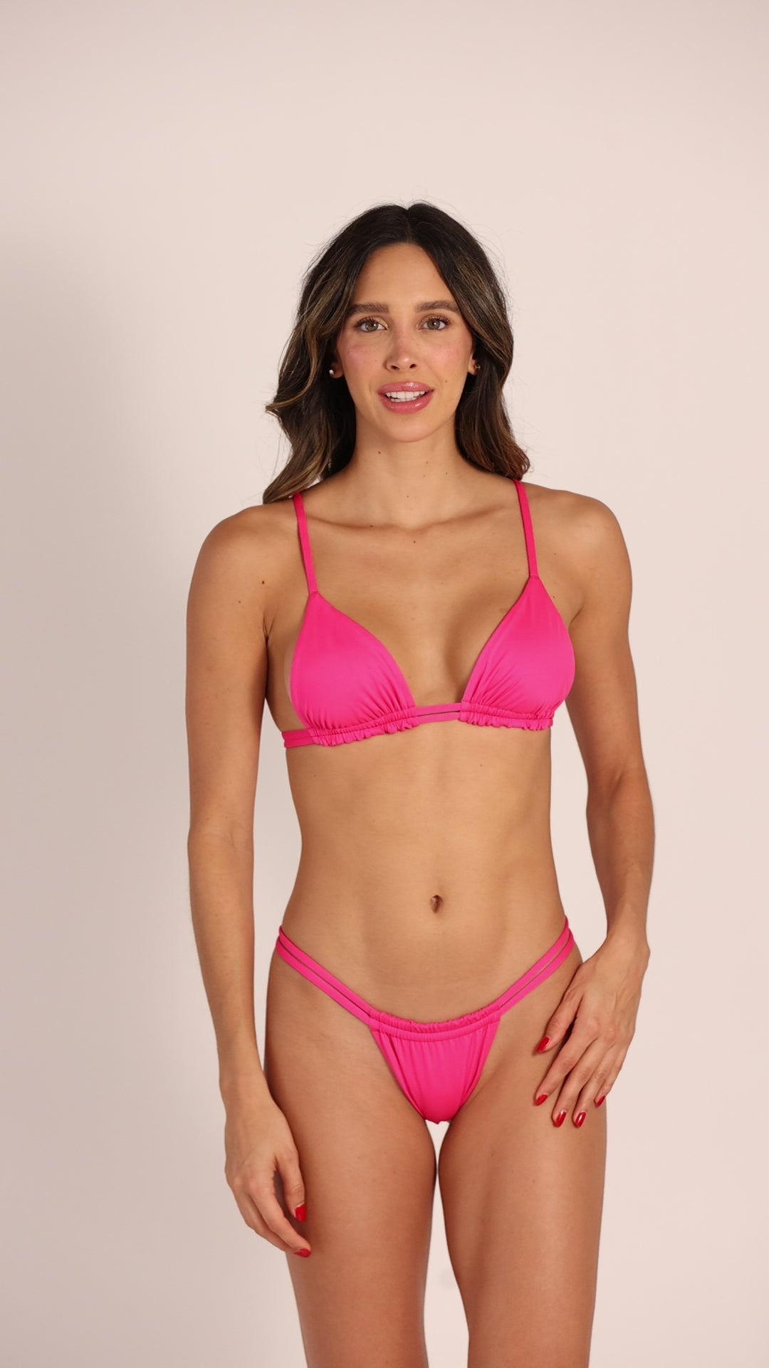 TRIÁNGULO ROSA INTENSO